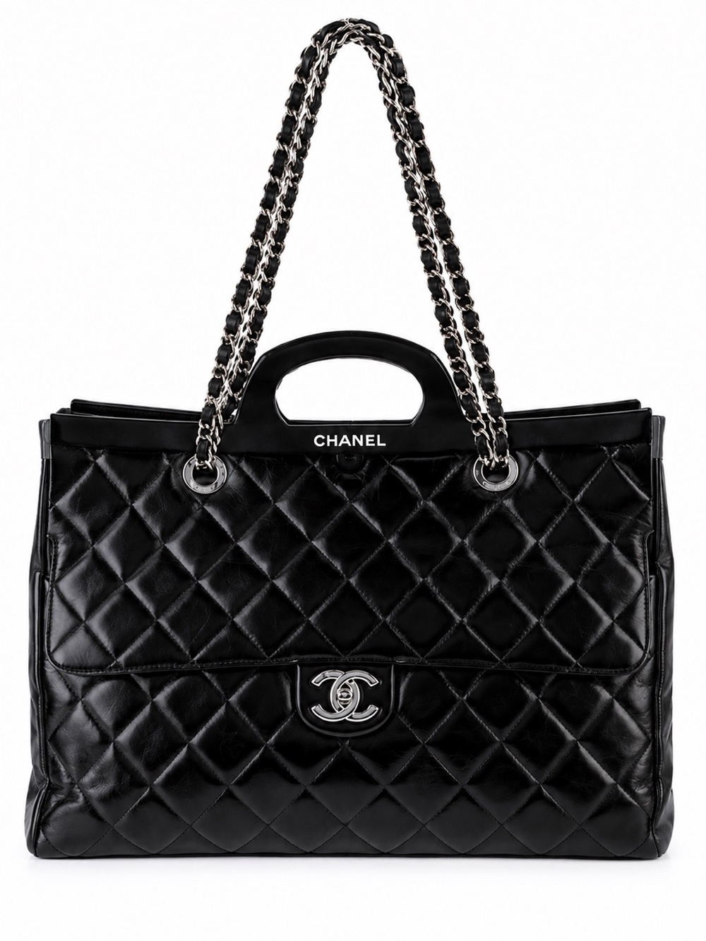 CHANEL LARGE CC DELIVERY TOTE AUTHENTICATED